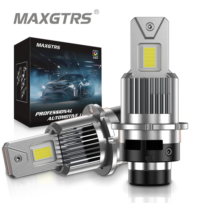 2x D1S D4S D4R D2R D2S LED Headlight Bulbs 6000K White Conversion Kit Plug and Play Xenon HID Light Replacement CANBUS Error Free