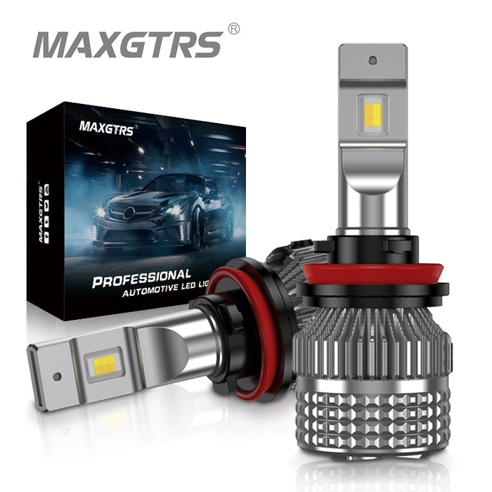 LED Car Lights Bulb | MAXGTRS - 2× 3-Colors Switch Car LED Bulb