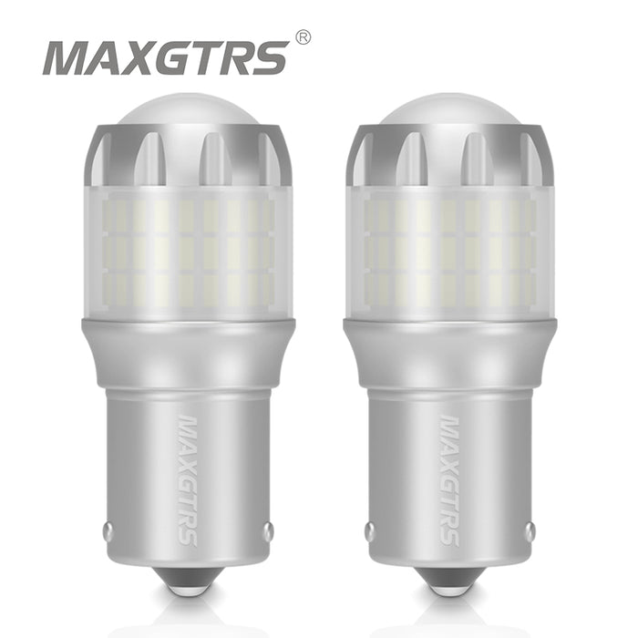 2x 1156 BA15S P21W LED No Fan Error Free Hyper Flash PY21W BAU15S T20 7440 W21W LED Bulb Car Turn Signal Light Amber