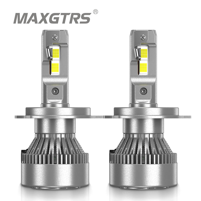 2x GT Series H1 H4 H7 H8 H11 9006 9005 HB3 LED Headlight Bulbs Canbus 28000LM 140W Super Bright White LED High Low Beam With Fan