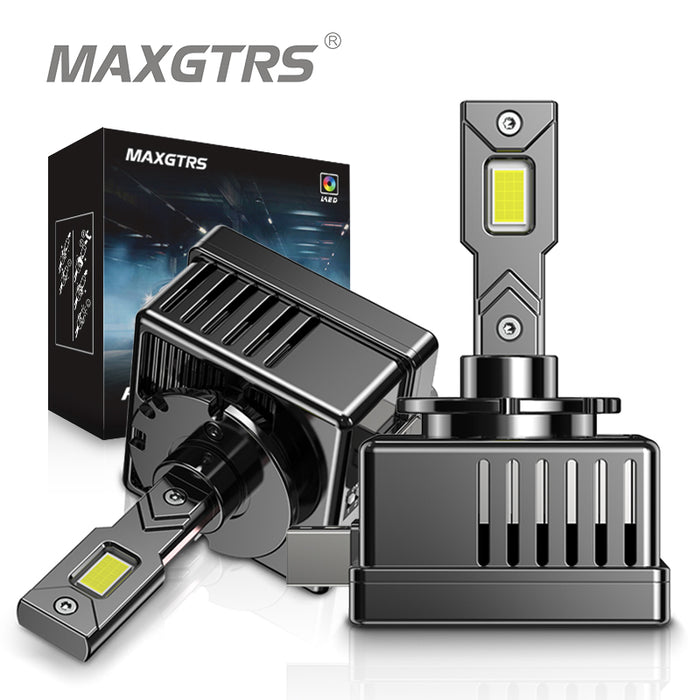 2x D1S D4S D4R D2R D2S LED Headlight Bulbs 6000K White Conversion Kit Plug and Play Xenon HID Light Replacement CANBUS Error Free