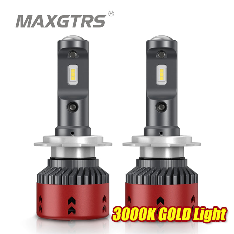 LED Car Lights Bulb  MAXGTRS - 2× H1 H4 H7 H8/H11/H16(JP) 9005/HB3  9006/HB4 Mini Type LED Bulbs 72W High LPW Auto Headlamp Fog Light — maxgtrs