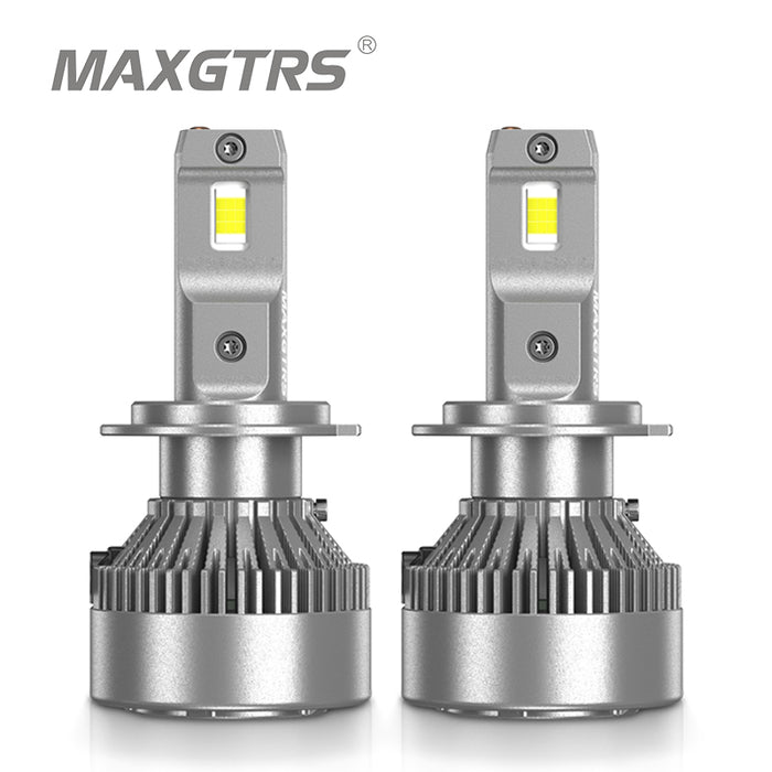 2x GT Series H1 H4 H7 H8 H11 9006 9005 HB3 LED Headlight Bulbs Canbus 28000LM 140W Super Bright White LED High Low Beam With Fan