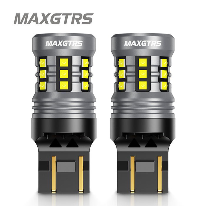 2x T20 LED Light CANBUS 1157 BAY15D P21/5W 7443 W21/5W LED Bulb No Error Daytime Running Light DRL Brake Reverse Lamp 12V