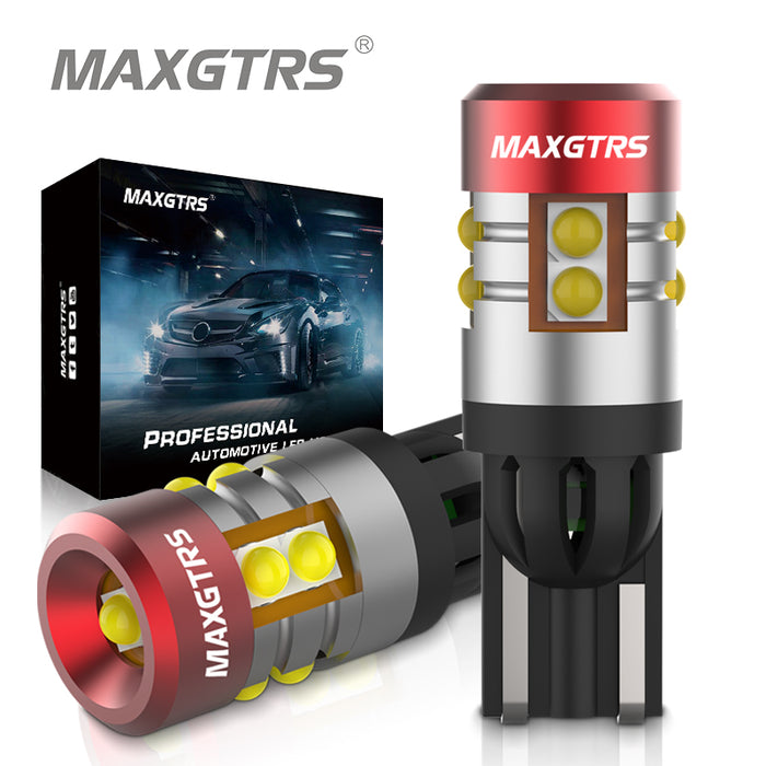 2× T10 LED W5W 5W Car Side Interior lights 12V Super Bright Bulb 3030 —  maxgtrs