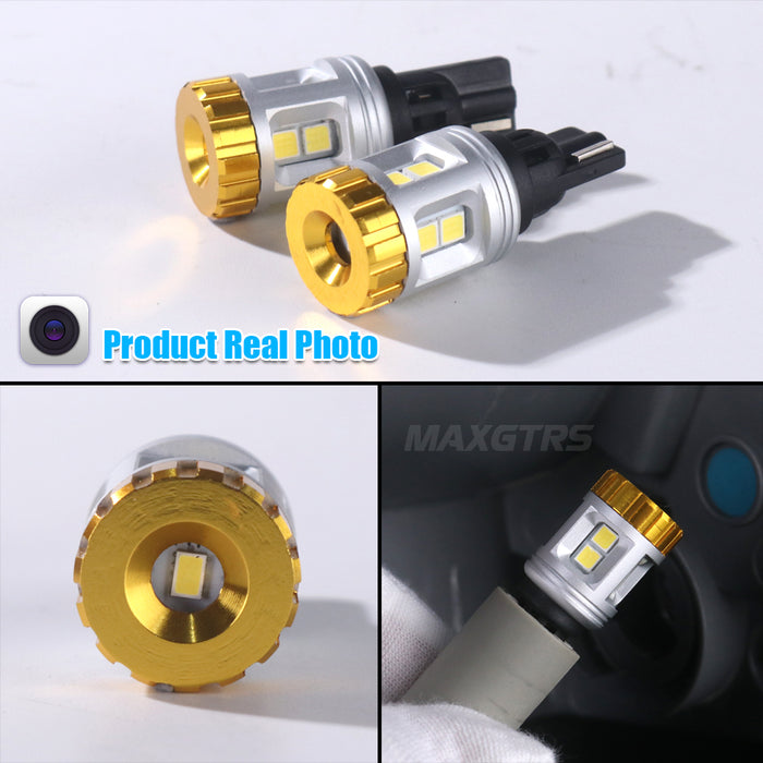 W16w Led Reverse 2x 2000LM T15 W16W LED Canbus 912 921 LED Bulb T16 Reverse Light Car L ...