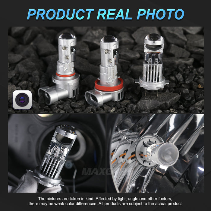 2x H7 H8 H11 LHD/RHD LED Headlight Mini Lens Projector 9005/9006 HB3 HB4 Auto Low Beam Canbus Bulb For Car/Motor 12v 90W 24000LM