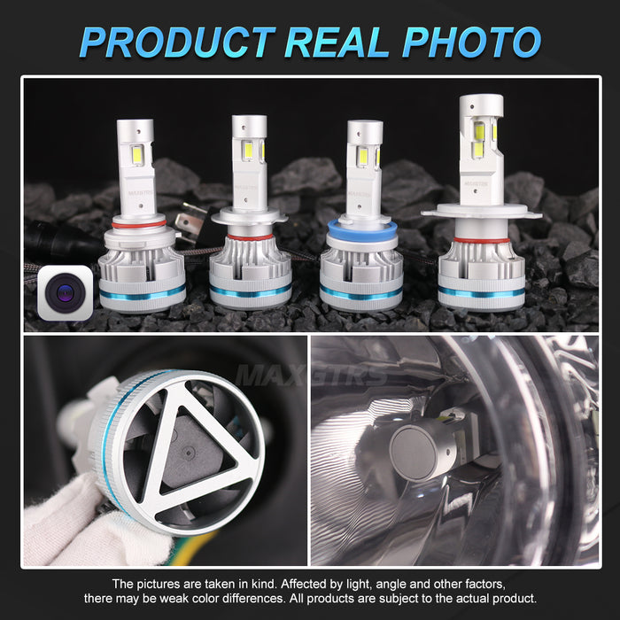 2x 110W Turbo LED 3 Sides Shine H7 H4 H11 Led Lamp Tube Lights H8 HB3 9005 HB4 9006 9012 12V Canbus Car Led Headlight Bulb For Projector Lens