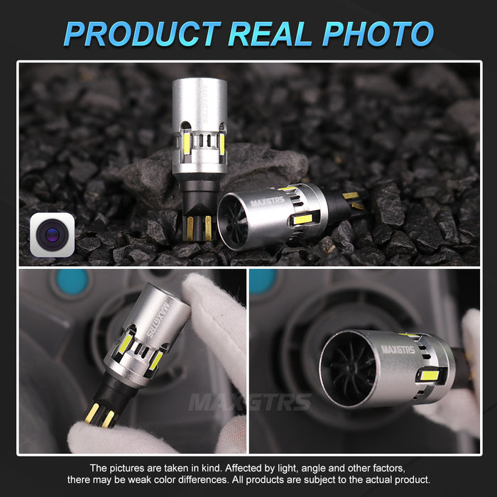 2x T15 W16W 912 921 LED Canbus Error Free No Hyper Flash LED Reverse Bulb Car Turn Signal Light Amber White
