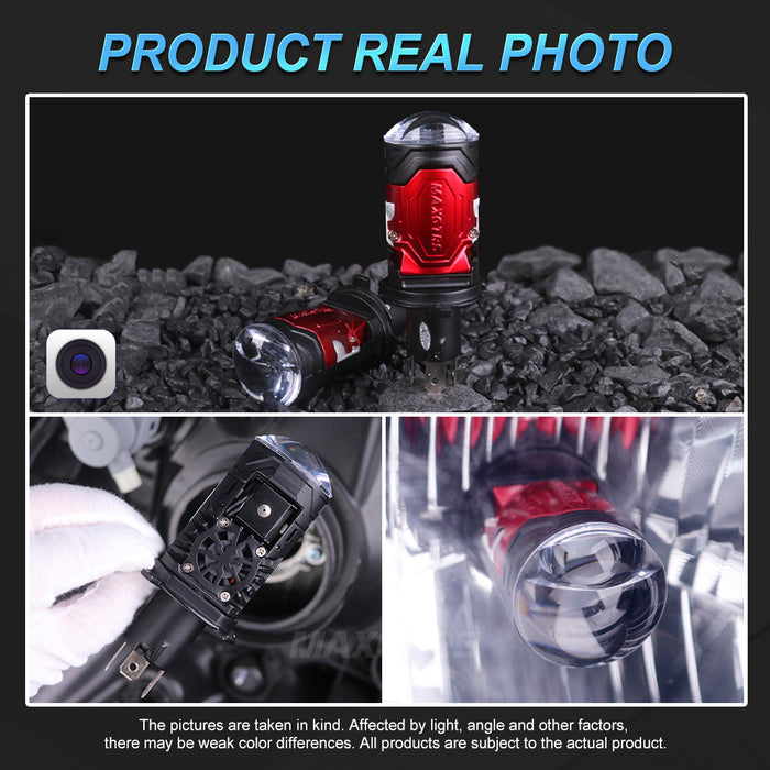 160W H4 LED Headlight Double Projector Lens LED HB2 9003 Auto Lamp Headlamp Hi/Low Beam Light 32000LM With Solenoid Valve