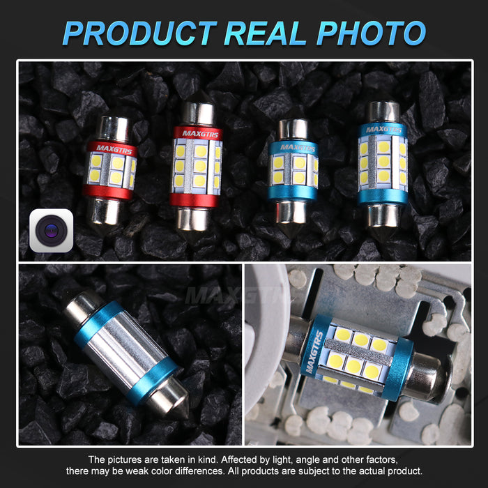 C5W Festoon C10W LED Bulbs Canbus 31/36/39/41mm Interior Dome Reading License Plate Lights