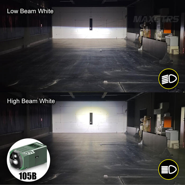 2× Bi Led Module 1.5 Inch Matrix Bi Led Projector Retrofit Headlight High Low Beam for 12V Car Motorcycle Auto Accessories