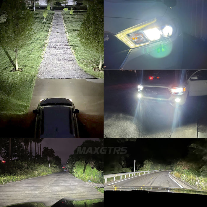 2× H1 Auto lights Car Led Bulbs 3570 Chip 6500K/4300K Wireless Fog Lamp Car Headlight