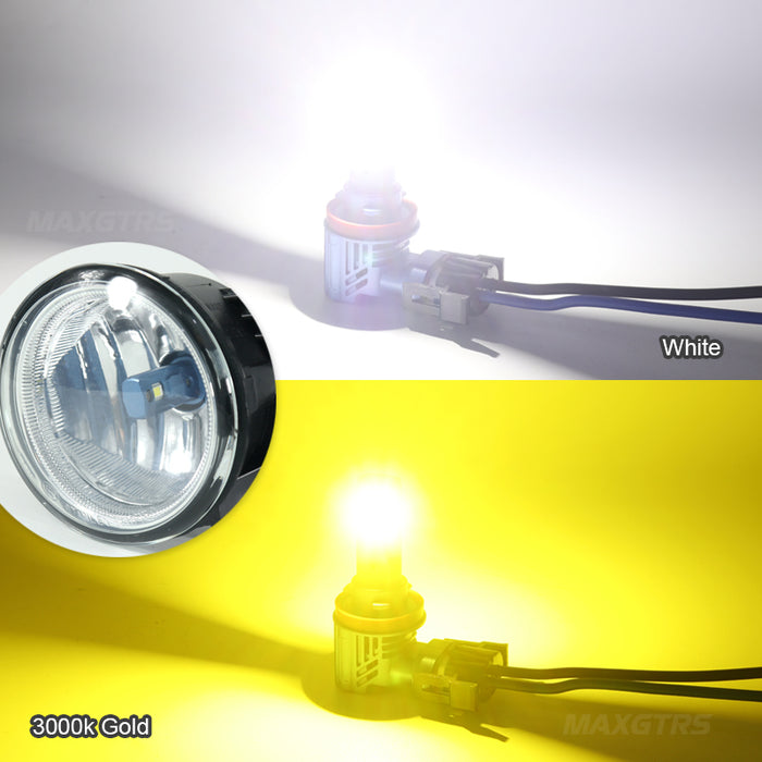 2× H4 H7 H8/H11/H16(JP) 9005/HB3 9006/HB4 Mini LED Car Lamps 110W Super Bright Car Headlight Fog Bulbs with Fan