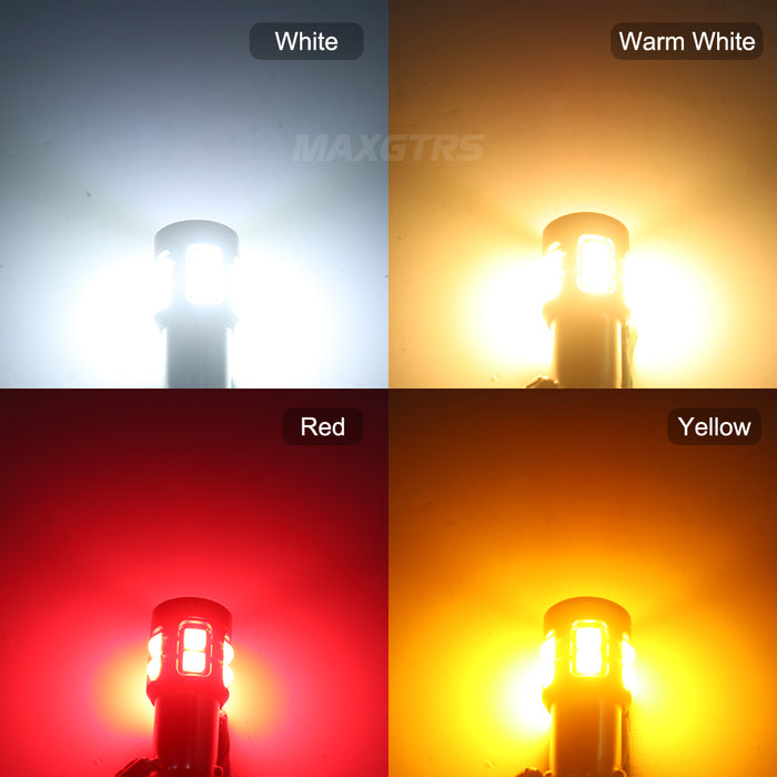 Super Bright BA9S LED BAX9S H6W T4W BAY9S H21W Bulb 11 SMD Car Reverse Lights Auto Parking License Plate Interior Map Dome Lamps