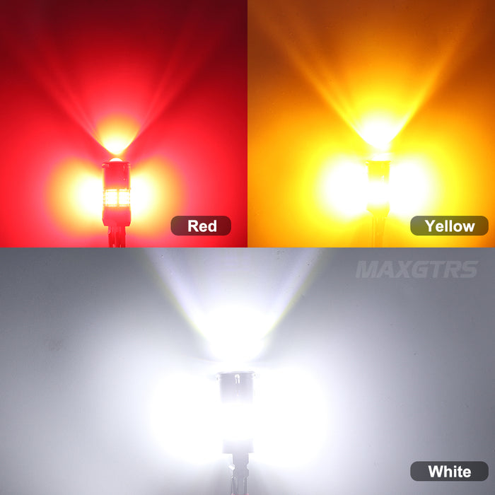 2× 1156 BA15S BAU15S PY21W T20 7440 W21W T25 3157 3156 LED Bulbs CANBUS No Error Turn Signal Hyper Flash Light with Fan