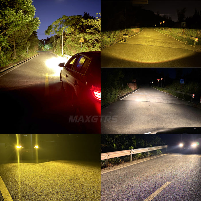 2X H4 LED Canbus Headlights 12V 9003 HB2 Hi/Lo Beam Motorcycle Headlamp Fanless H4 LED Bulb for Lada Honda Toyota Ford