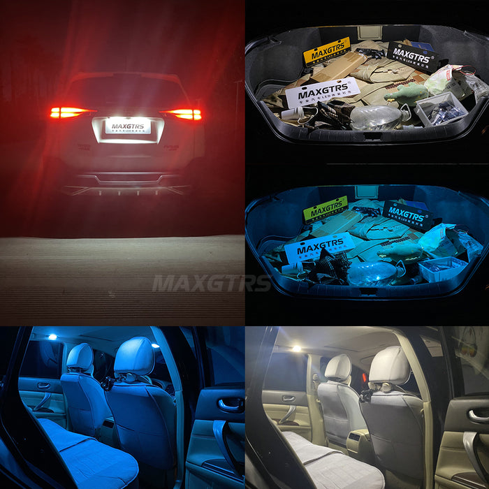 2x T10 LED W5W Car Side Interior lights 12V Reading Bulb 3030 Chips 194 168 Auto White Red Yellow Parking Marker Dome Lamps