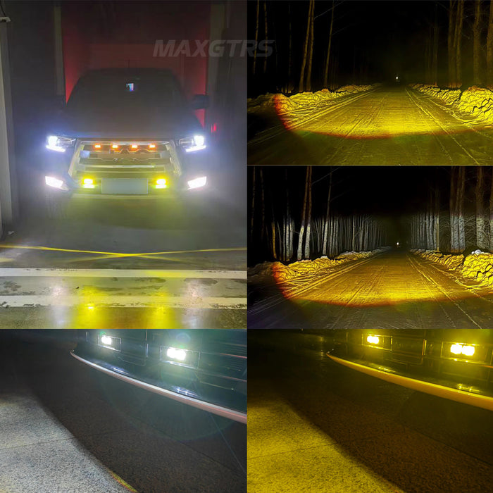 Ultra Thin Direct Beam Car Grilles Daytime Running Light Amber/White DRL LED Auto Front Center Grille Light For Offroad Trunk SUV