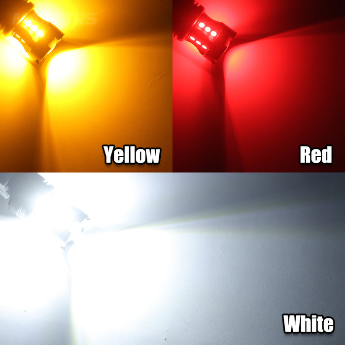 2x P21W BA15S 1156 7440 7443 LED Light Bulb T20 7506 BAY15D 1157 P21/5W LED Bulbs DRL Car Parking Position Reverse Lights