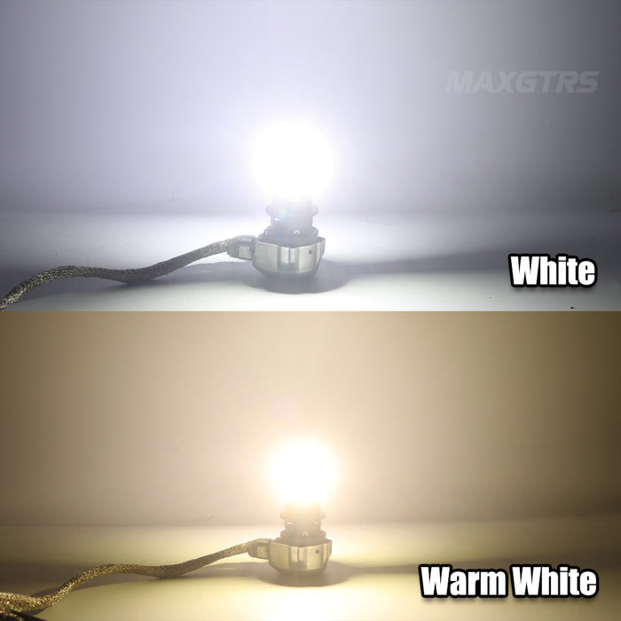 2x D1 D2 D3 D4S LED Headlight Bulbs 6000K White Conversion Kit Plug and Play HID Xenon Light Replacement CANBUS Error Free