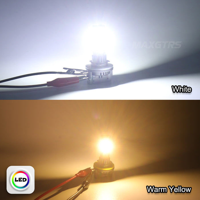2x H8B H9B H11B LED Headlight Fog Bulb For Kia Hyundai ‎Fiesta Corsa Optima Sportage Forte Soul Elantra Santa Fe Sonata