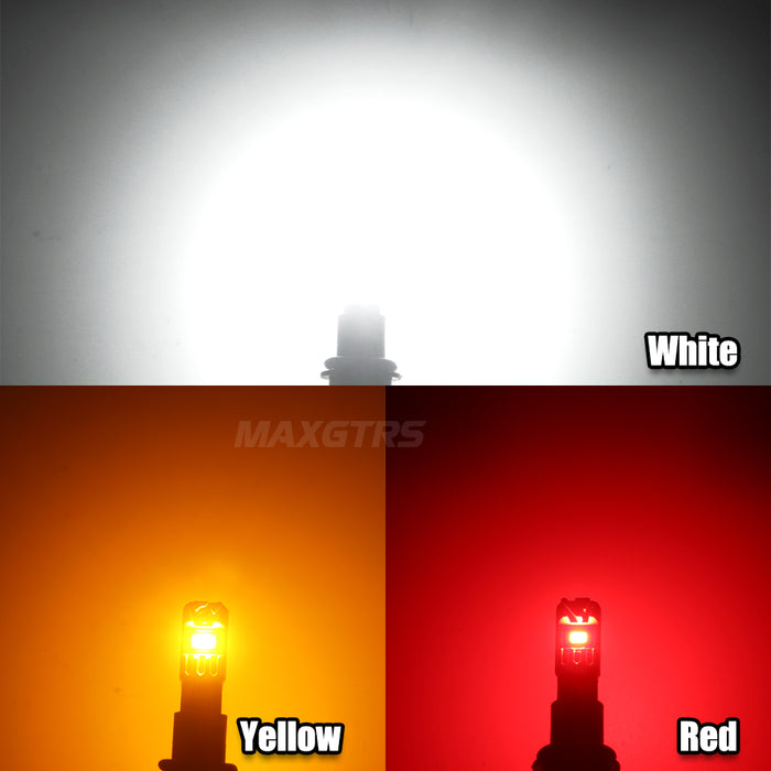 2xT10 LED W5W 5W Car Side Interior lights 12V Super Bright Bulb 5530 Chips 194 168 Auto White 6000K Parking Marker Dome Lamps