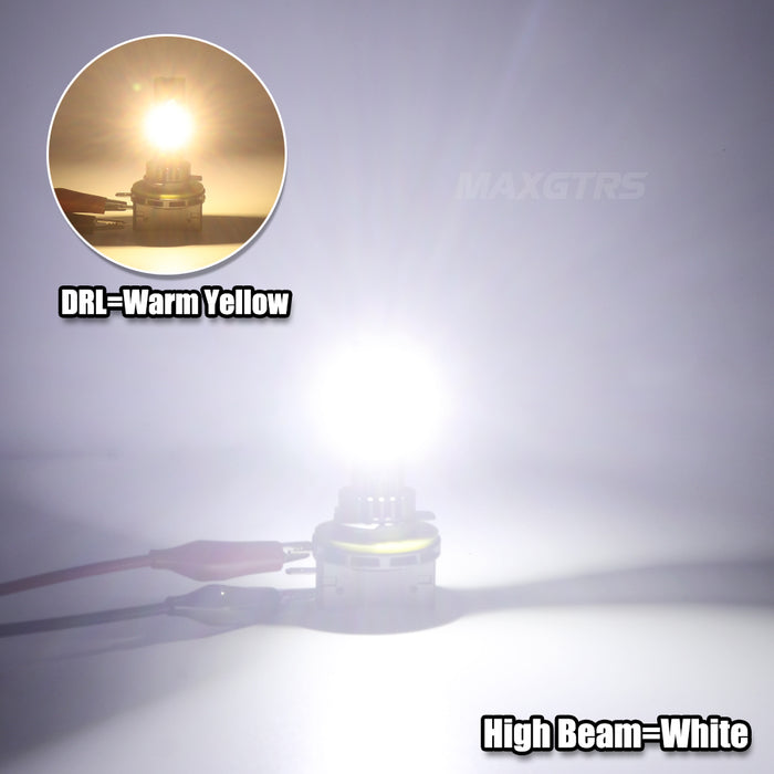 2x H15 LED Bulbs Canbus No Error 90W 30000LM CSP Car Lights for Audi Mercedes Benz Volkswagen Golf Daytime Running Lights