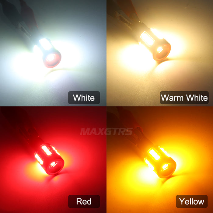 2×T15 W16W LED Bulb No Error White Yellow Super Bright 921 912 LED Canbus Tail Lamp Brake Lights Car Automotive Light