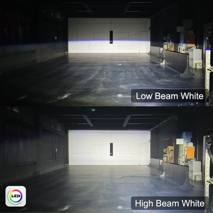 160W H4 LED Headlight Double Projector Lens LED HB2 9003 Auto Lamp Headlamp Hi/Low Beam Light 32000LM With Solenoid Valve