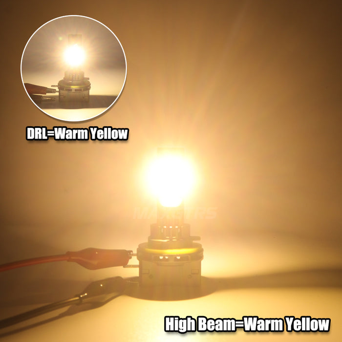 2x H15 LED Bulbs Canbus No Error 90W 30000LM CSP Car Lights for Audi Mercedes Benz Volkswagen Golf Daytime Running Lights