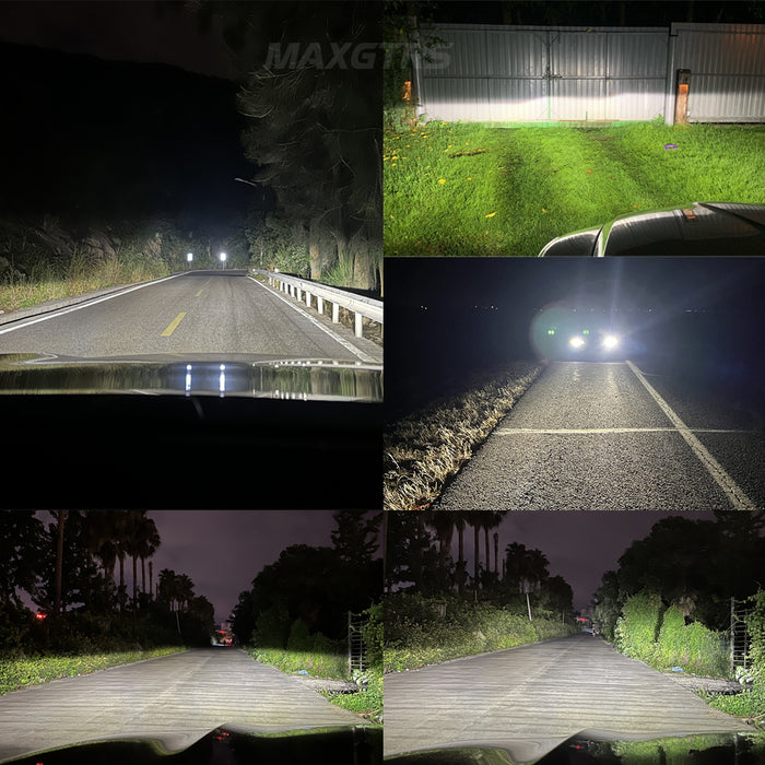 2x 110W Turbo LED 3 Sides Shine H7 H4 H11 Led Lamp Tube Lights H8 HB3 9005 HB4 9006 9012 12V Canbus Car Led Headlight Bulb For Projector Lens