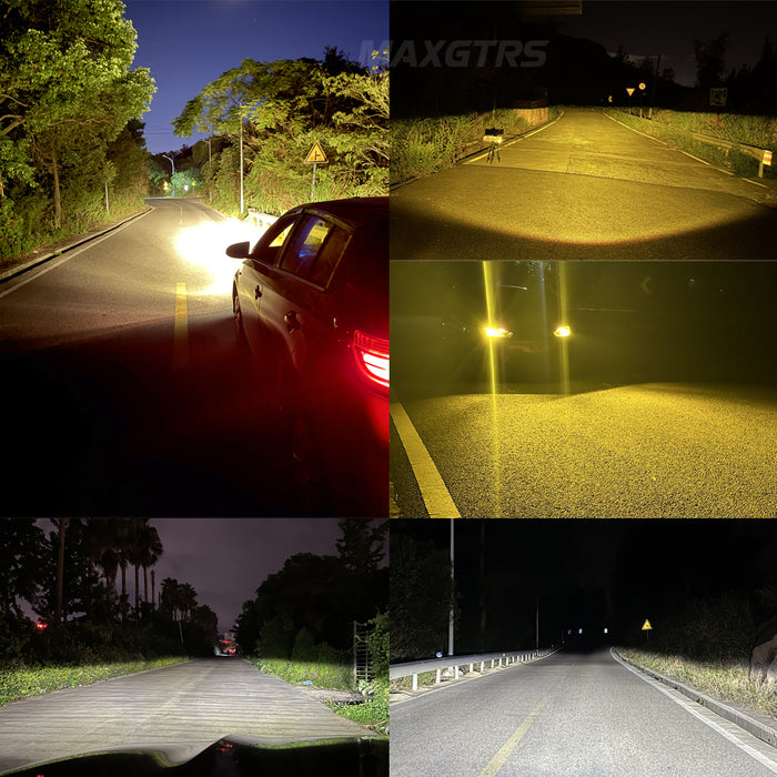 2× H7 H18 LED Lights 1:1 Mini Size Head Lamp Wireless 20000LM CSP LED Chips H7 Car LED Headlight Bulb 6500K White 12V 24V With Fan