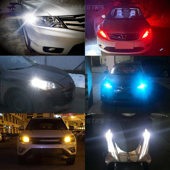 2pcs T10 W5w RGB Led Glühbirnen mit Fernbedienung 12chips Cob Silikon Shell  Strobe Blitz Auto Lesen Lampe Keil Auto Parkleuchte