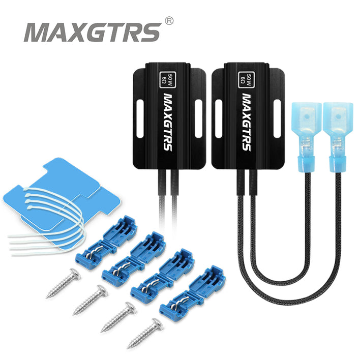 H7 LED Load Resistor Kit – 50W 6Ohm CANBUS Error Canceller For Headlights & Fog Lights (1/2/4-Pack)