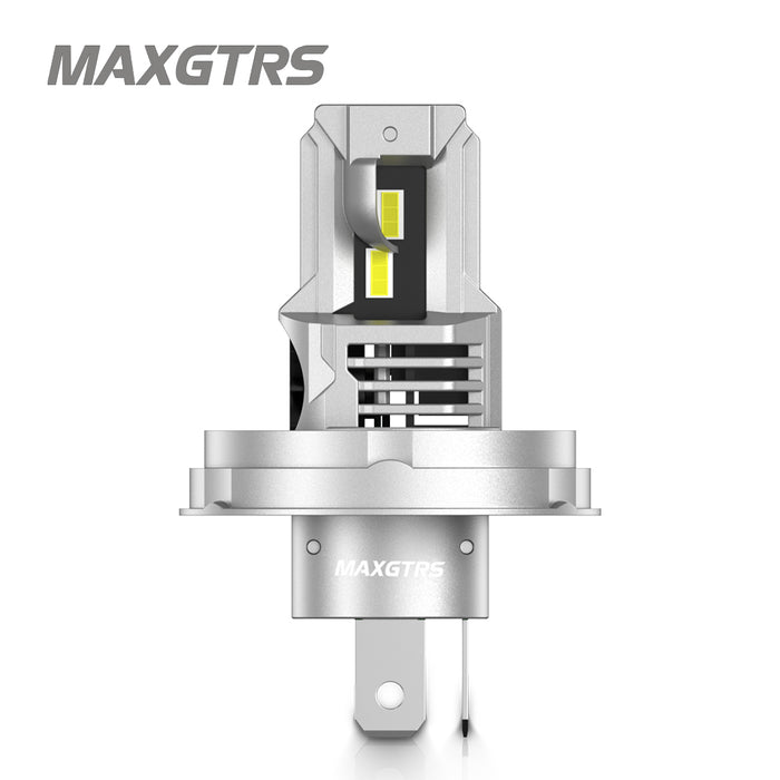 1× R2 P45T LED Headlight Bulb DC 12V H4 HB2 9003 White High Low Beam LED Bulb for Motorcycle Headlight Non-polarity