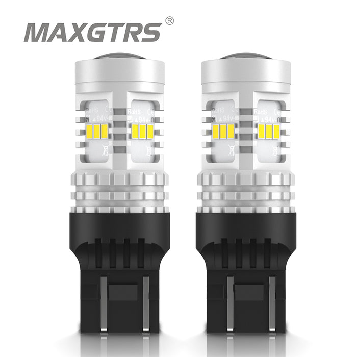 LED Car Lights Bulb  MAXGTRS - 2× T20 1157 P21/5W T25 LED 3157 3156 LED W21 /5W 7443 LED BAY15D LED Car Turn Signal DRL Bulb Brake Lights Auto Reverse  Lamps — maxgtrs