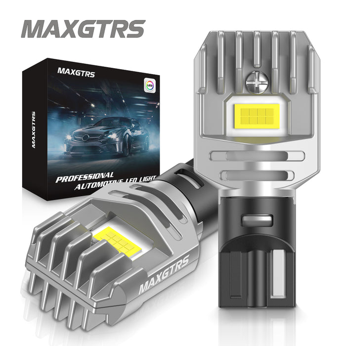 2x 2000LM Canbus T15 T16 LED Reverse Lights W16W Car Back Up Rear Turn Signal Lamp 912 921 White Red Yellow Amber Super Bright