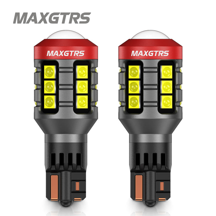 2x T15 W16W LED Bulb Canbus 921 912 For Toyota Land Cruiser 80 100 200 Prado 120 150 FJ Vehicle Car Reverse Backup Lights Lens