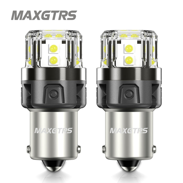 2x S25 P21W BA15S LED Canbus 1156 7440 W21W LED Bulbs T20 Car Tail Lights White Yellow Brake Lights Turn Signal Reverse Lamp DRL