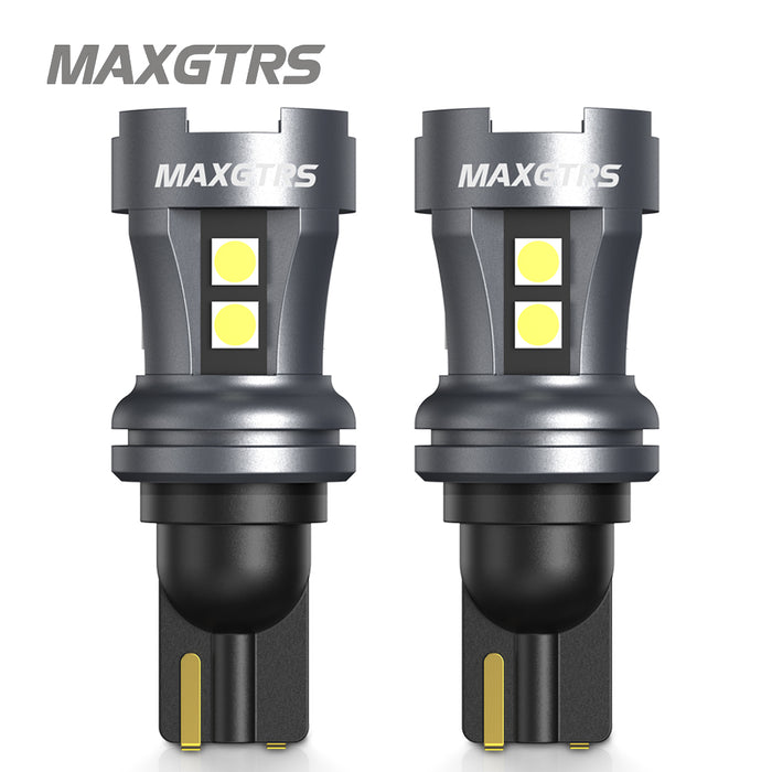 2Pcs T15 LED Bulb W16W LED Tail Lamp Canbus No Error 3030 10-SMD 912 921 LED Lights 12V Car Backup Reverse Light 2000LM 6000K
