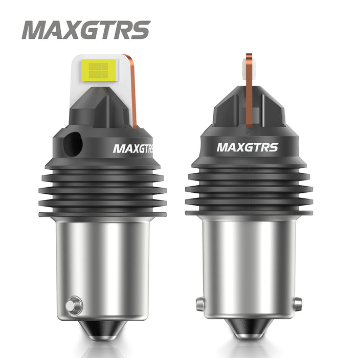 2x S25 1156 P21W BA15S LED Canbus 7440 W21W LED Bulbs T20 Car Tail Lights Brake Lights Fog Reverse Lamp DRL Daytime Running Lights for Skoda Octavia 3 Fiat 500 Audi Ford Focus 2 VW