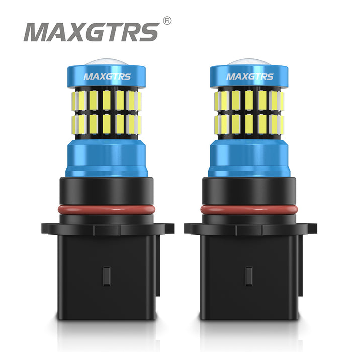 2x Auto P13W LED Error Free Canbus 4014 3030 SH24W LED Bulbs For 2008-2012 Audi A4 Q5 Daytime Running Lights Red White Yellow