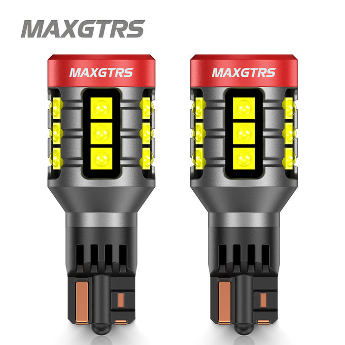 2×T15 W16W LED Bulb No Error White Yellow Super Bright 921 912 LED Canbus Tail Lamp Brake Lights Car Automotive Light
