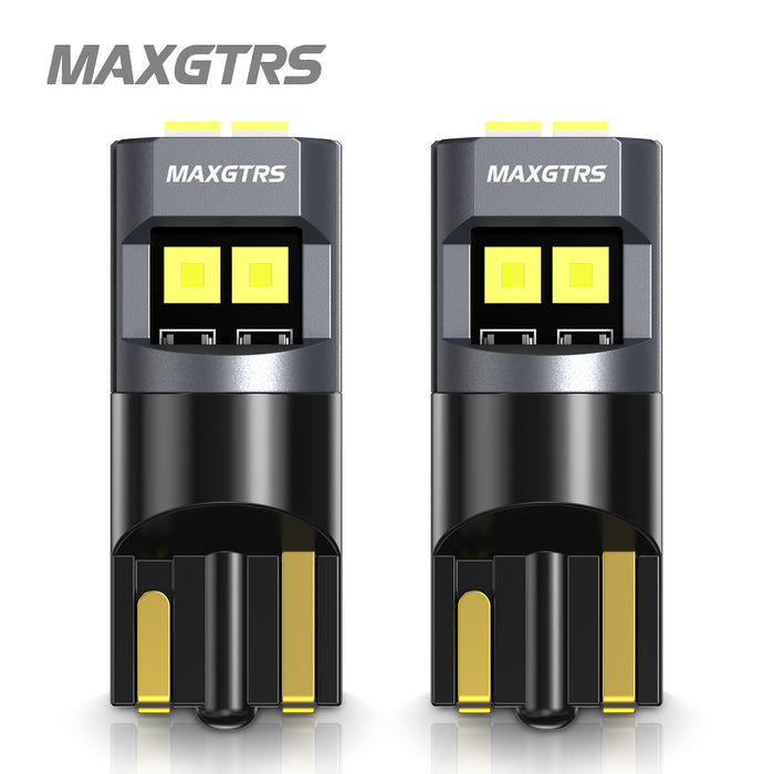 2x Super Bright T10 LED W5W 2525 Chips Car Side Interior lights Bulb 194 168 Auto White/Yellow/Red Parking Marker Dome Lamps