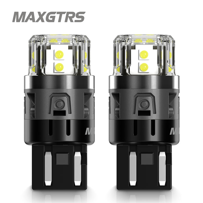 2x S25 P21W BA15S LED Canbus 1156 7440 W21W LED Bulbs T20 Car Tail Lights White Yellow Brake Lights Turn Signal Reverse Lamp DRL