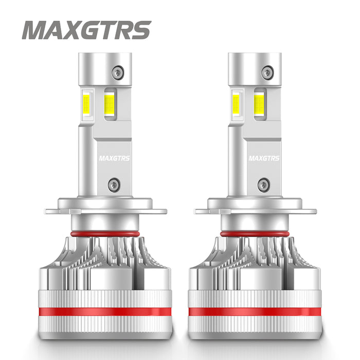 2x 3 Sides Shine H7 H4 H11 Led Lamp Tube Lights H8 HB3 9005 HB4 9006 9012 12V Canbus Car Led Headlight Bulb For Projector Lens