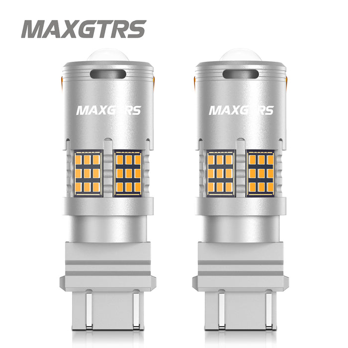 2× 1156 BA15S BAU15S PY21W T20 7440 W21W T25 3157 3156 LED Bulbs CANBUS No Error Turn Signal Hyper Flash Light with Fan