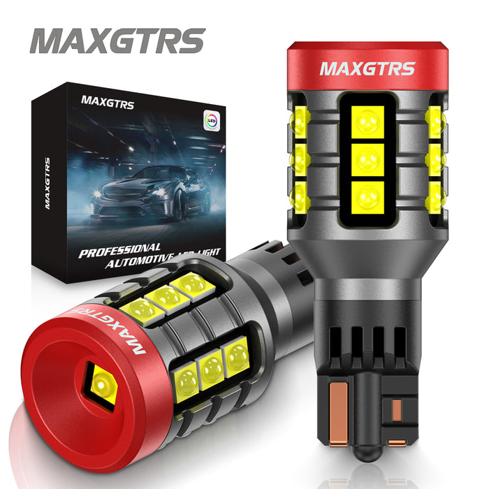 2×T15 W16W LED Bulb No Error White Yellow Super Bright 921 912 LED Canbus Tail Lamp Brake Lights Car Automotive Light