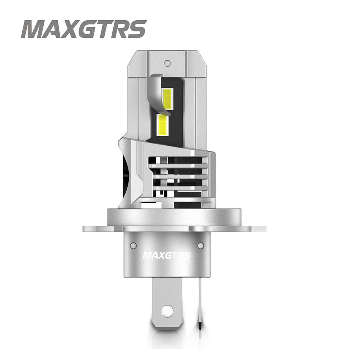 1× R2 P45T LED Headlight Bulb DC 12V H4 HB2 9003 White High Low Beam LED Bulb for Motorcycle Headlight Non-polarity